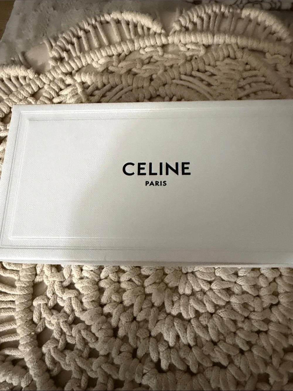Celine Brown Tortoiseshell Cat-Eye Sunglasses with Case